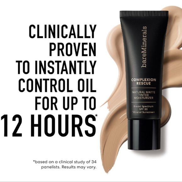 NEW! Bare Mineral Complexion Rescue Natural Matte Tinted Moisturizer, SPF 30 - Picture 4 of 11